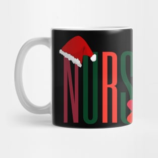 Nurse Santa Christmas Mug